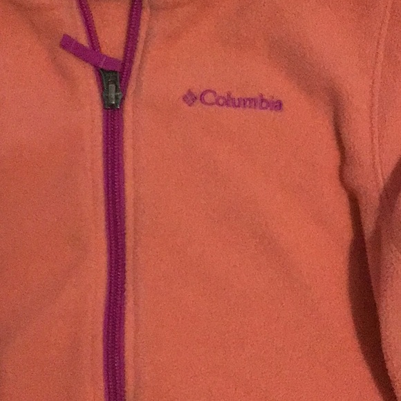 Columbia Benton ll Orange Fleece Hoodie - Picture 4 of 6